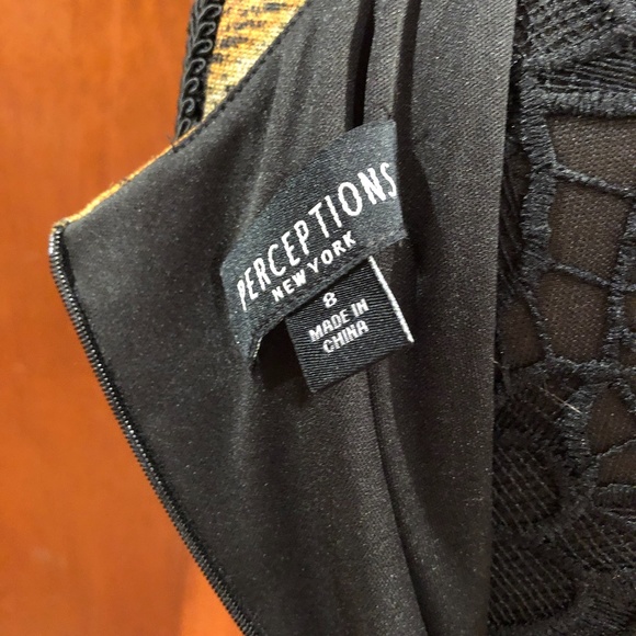 Suede-Trimmed Midi Dress with Jacket - Perceptions - Picture 5 of 8